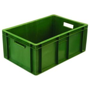 Пластиковый ящик мясной арт. 204 зеленый